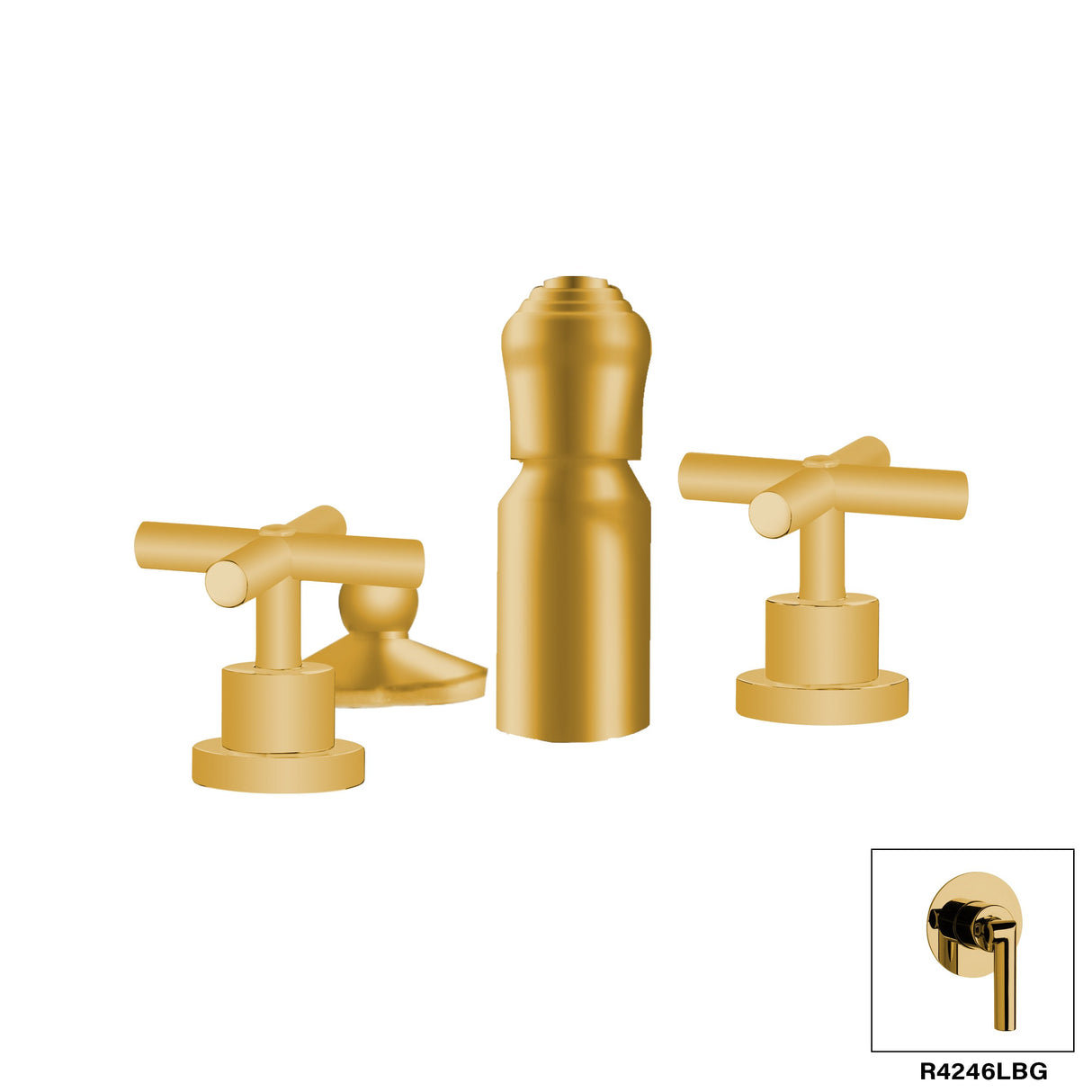 4 Hole Bidet Faucet - mechanical drain included - Tempo R4246X