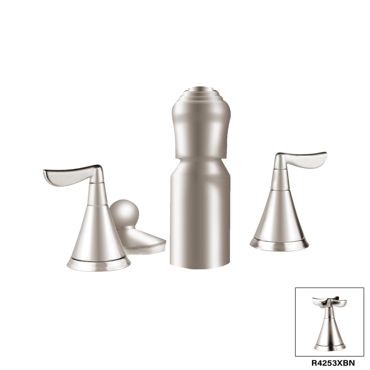 4 Hole Bidet Faucet - mechanical drain included - Manhattan R4253L