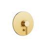 Aquabrass Round Pressure Balance Shower Trim Set, Chrome - image 4