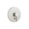 Aquabrass Round Pressure Balance Shower Trim Set, Chrome - image 2