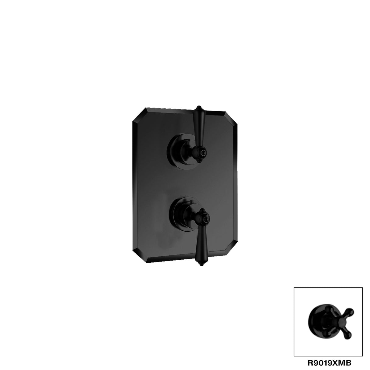 1/2” Thermostatic Valve with Shut Off - London R9019L