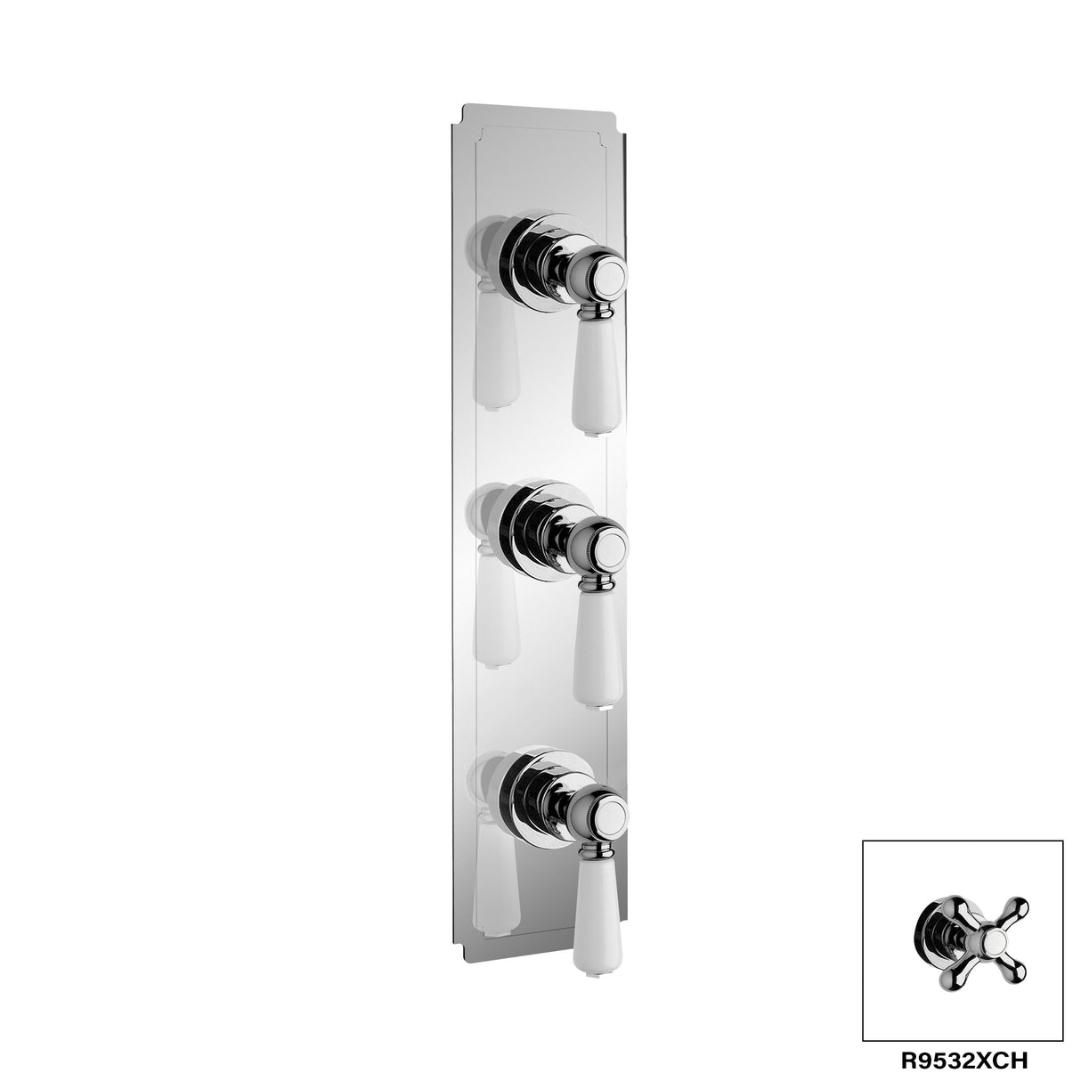 3/4 Thermostatic Valve 2 Shut Offs - Colonial R9532L