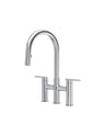 Lateral™ Bridge Pull-Down Kitchen Faucet With C-Spout LT400