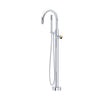Eclissi™ Single Hole Floor-mount Tub Filler Trim With C-Spout