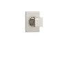 Aquabrass Square Shower Shut-Off Valve Trim 1206, Chrome - image 3