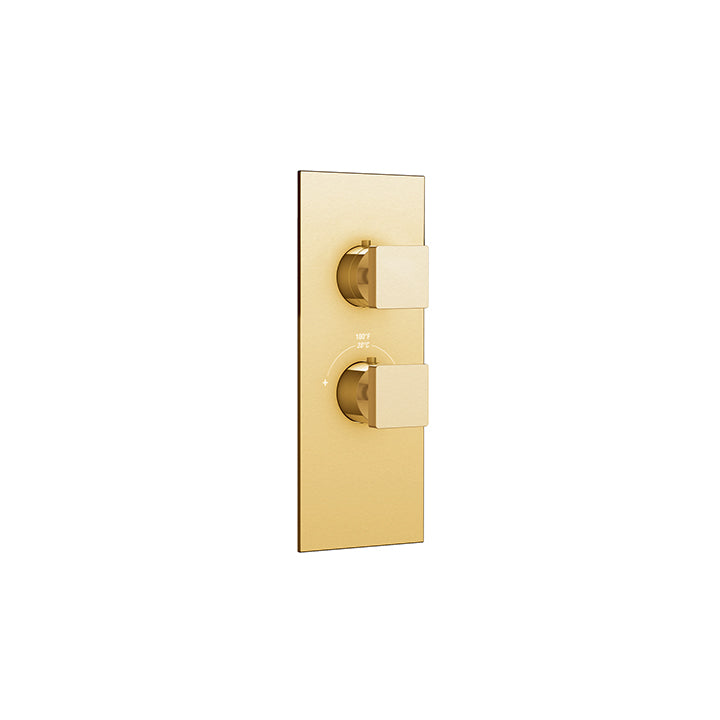 Square trim set for TURBO thermostatic valve #T12001