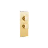 Square trim set for TURBO thermostatic valve #T12001