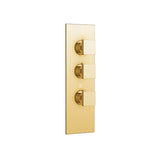 Square trim set for TURBO thermostatic valve #T12002