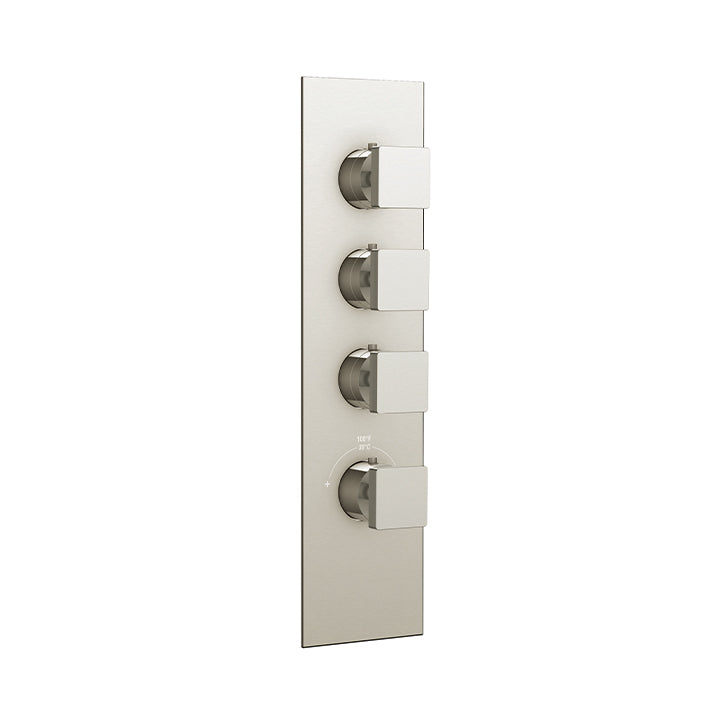 Square trim set for TURBO thermostatic valve #T12003