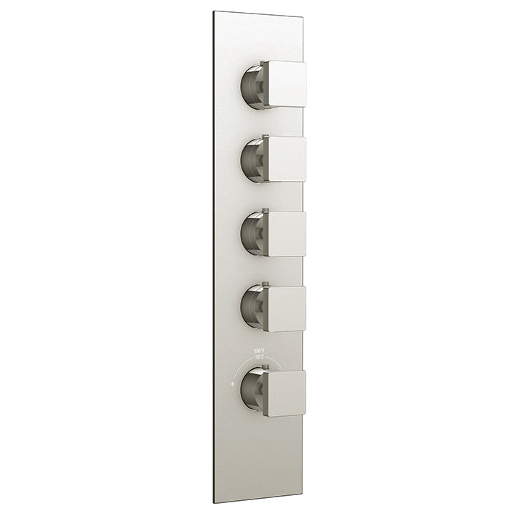 Square trim set for TURBO thermostatic valve #T12004