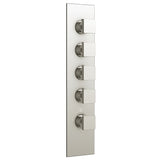 Square trim set for TURBO thermostatic valve #T12004