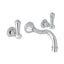 Georgian Era Wall Mount Lavatory Faucet Trim