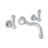 Georgian Era Wall Mount Lavatory Faucet Trim