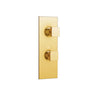 Aquabrass Square 3-Way Thermostatic Shower Trim, Chrome - image 3