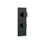 Aquabrass Square 3-Way Thermostatic Shower Trim, Chrome - image 2
