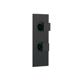 Square trim set for TURBO thermostatic valve 3-way, 1 function at a time