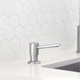 Stainless Steel Soap Dispenser for Kitchen Sink. Pump Liquid Hand Lotion Dispenser