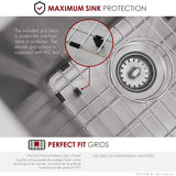 STYLISH 31 inch Double Bowl Undermount Stainless Steel Kitchen Sink