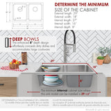 STYLISH 29 inch Double Bowl Undermount and Drop-in Stainless Steel Kitchen Sink