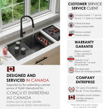Undermount 33 inch Workstation Single Bowl Kitchen Sink with Dura-Tek finish and Accessories