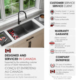 Undermount 36 inch Workstation 60/40 Double Bowl Kitchen Sink with Dura-Tek finish and Accessories