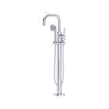 Armstrong Single Hole Floor-mount Tub Filler Trim With U-Spout