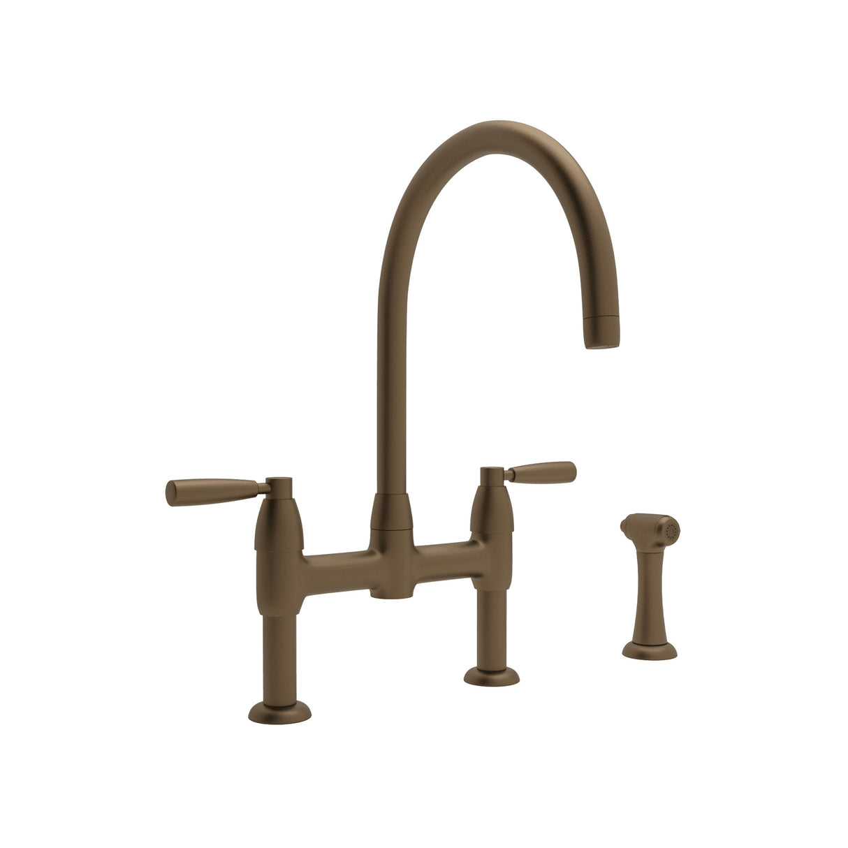 Holborn Bridge Kitchen Faucet With C-Spout and Side Spray