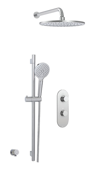 Aquabrass Showerbox01 Round Rain Shower System Kit - image 2