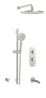 Aquabrass Showerbox02 Round Rain Shower System Kit - image 2