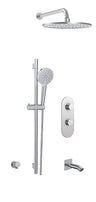 Aquabrass Showerbox02 Round Rain Shower System Kit - image 3