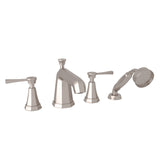 Deco 4-Hole Deck-mount Tub Filler