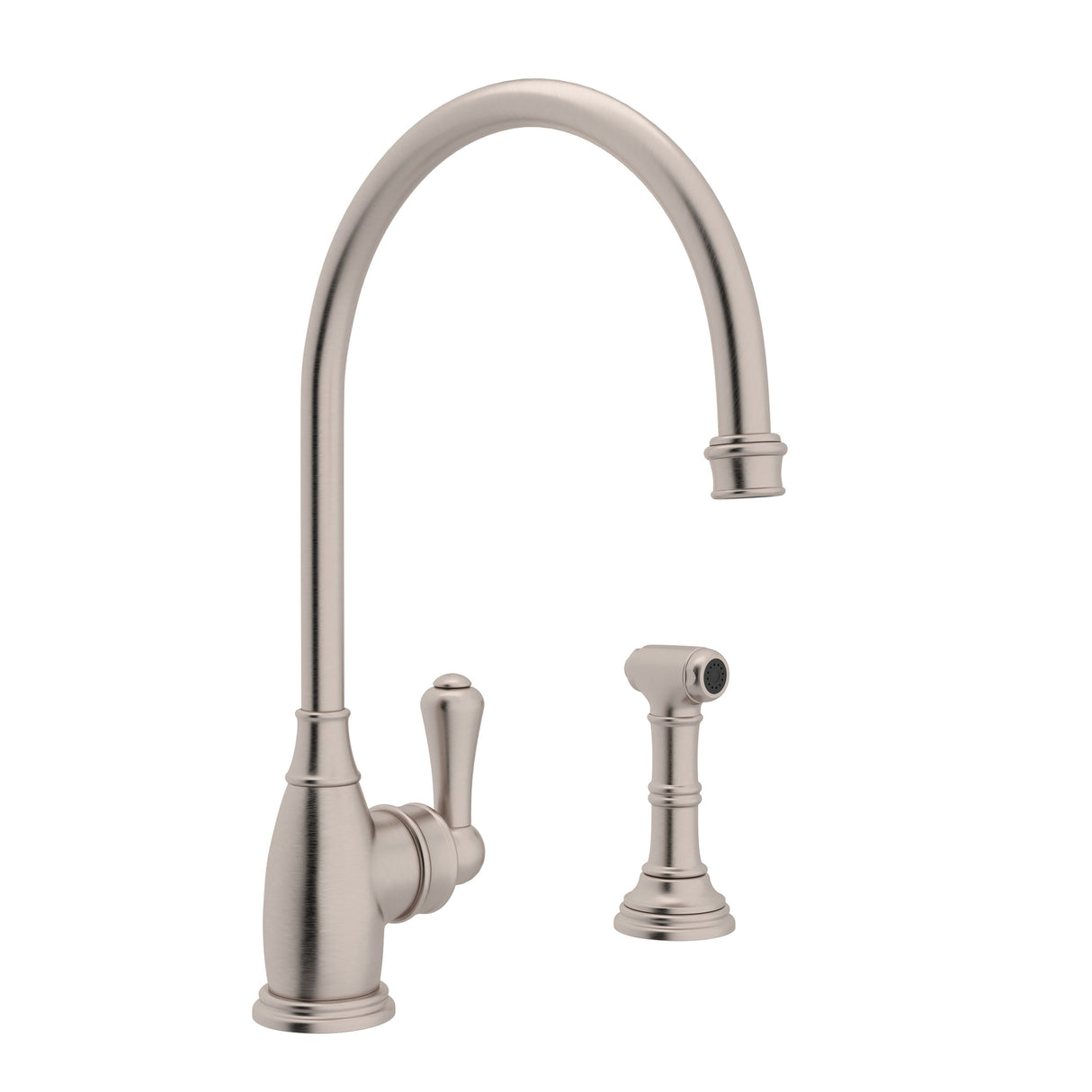 Georgian Era Kitchen Faucet With Side Spray