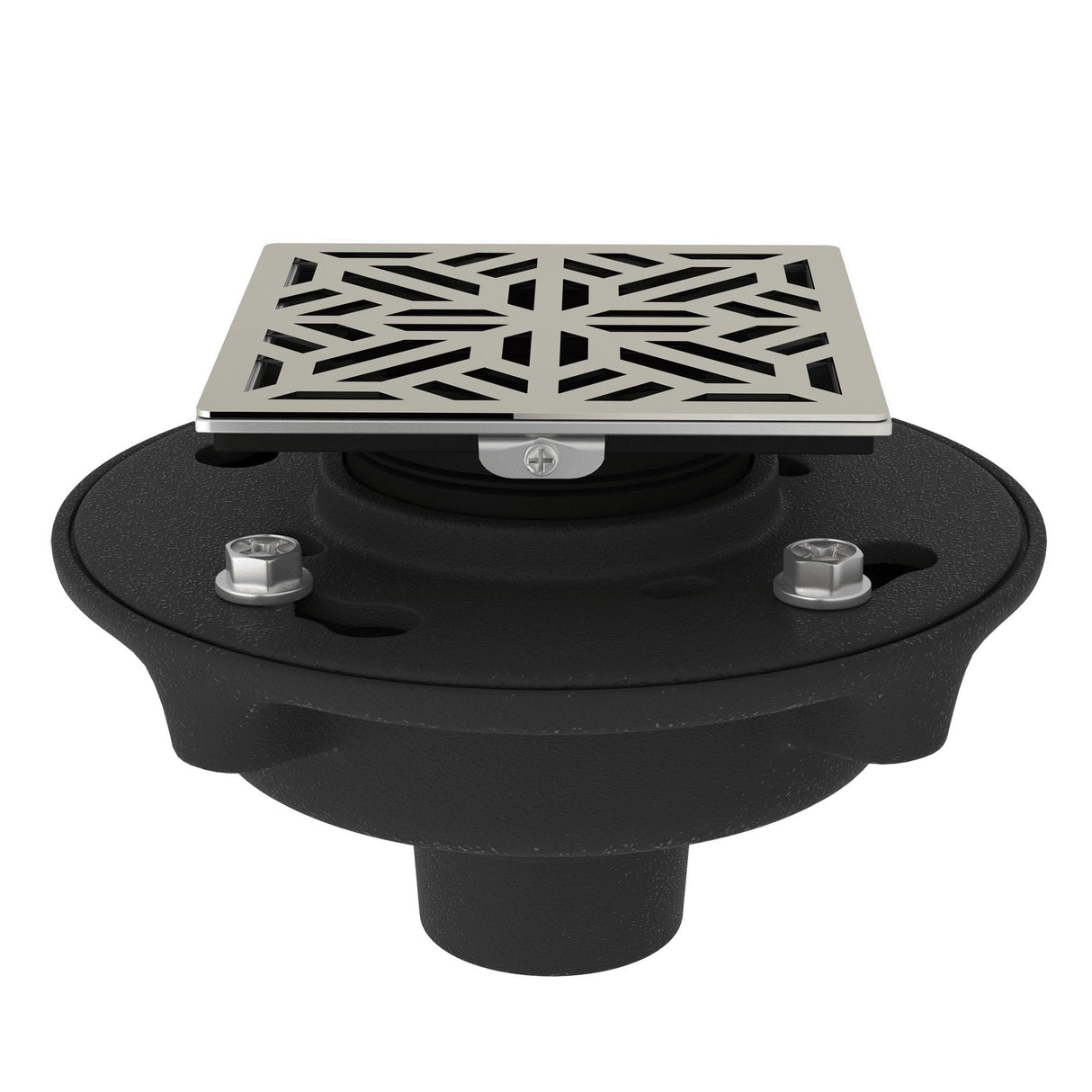 Cast Iron 2" No Hub Drain Kit With 3144 Mosaic Decorative Cover Sdci2-3144