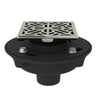 Cast Iron 2" No Hub Drain Kit With 3144 Mosaic Decorative Cover Sdci2-3144