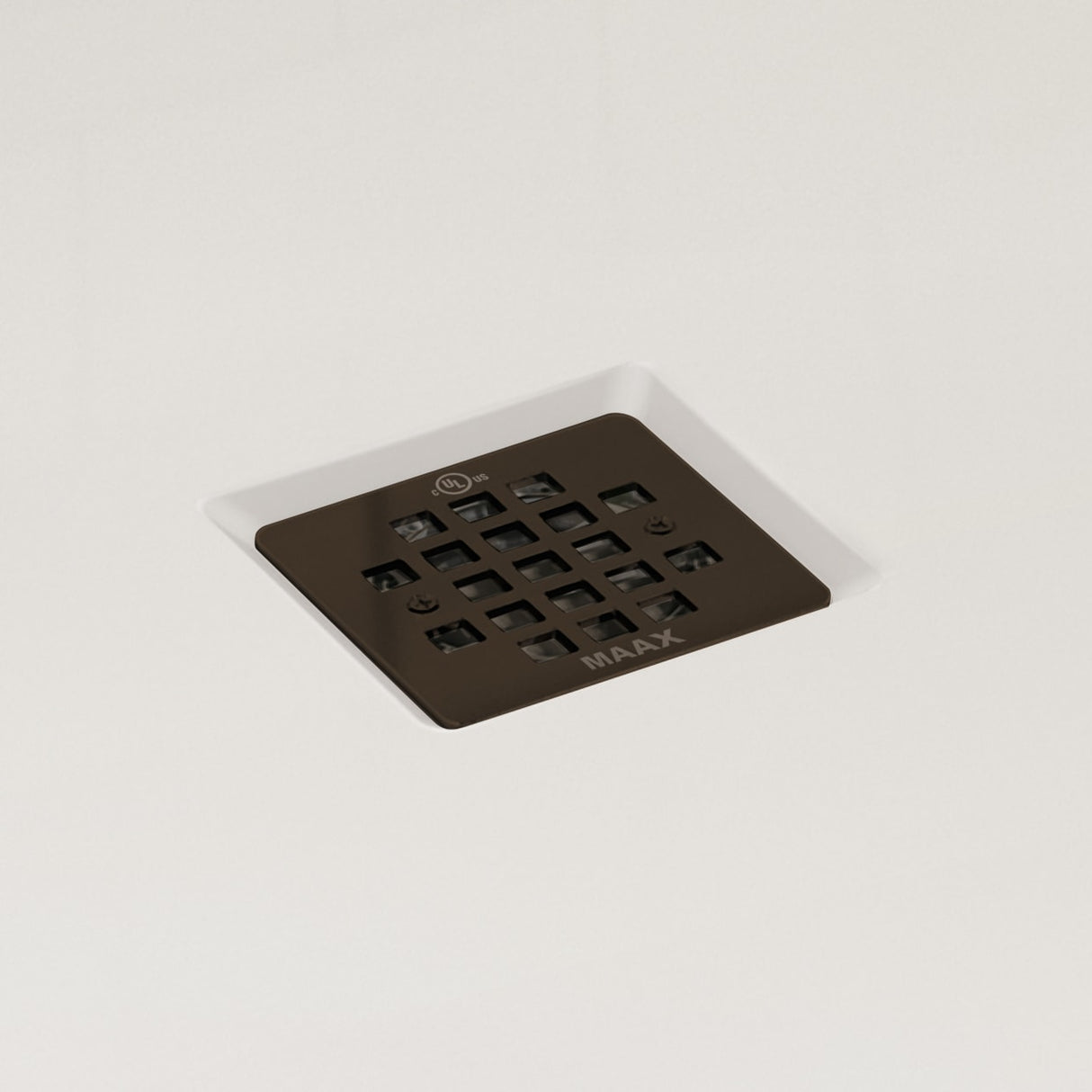 B3X 6036 Acrylic Corner Right Shower Base with Center Drain in White