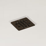 B3Square 6034 Acrylic Alcove Shower Base in White with Left-Hand Drain