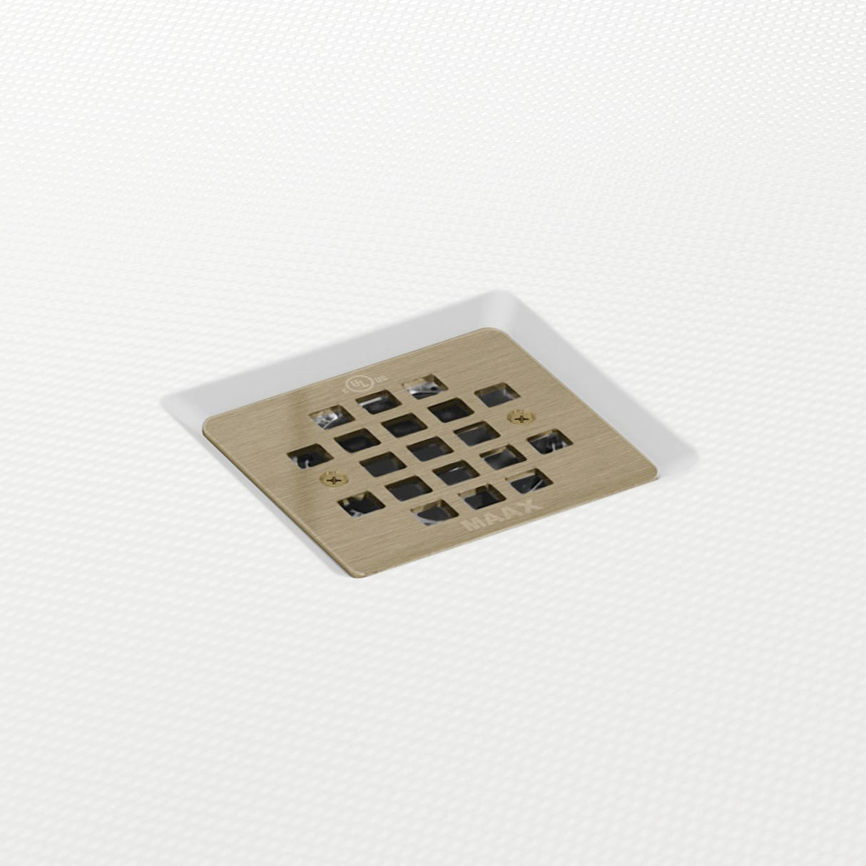 B3X 4836 Acrylic Corner Left Shower Base with Center Drain in White