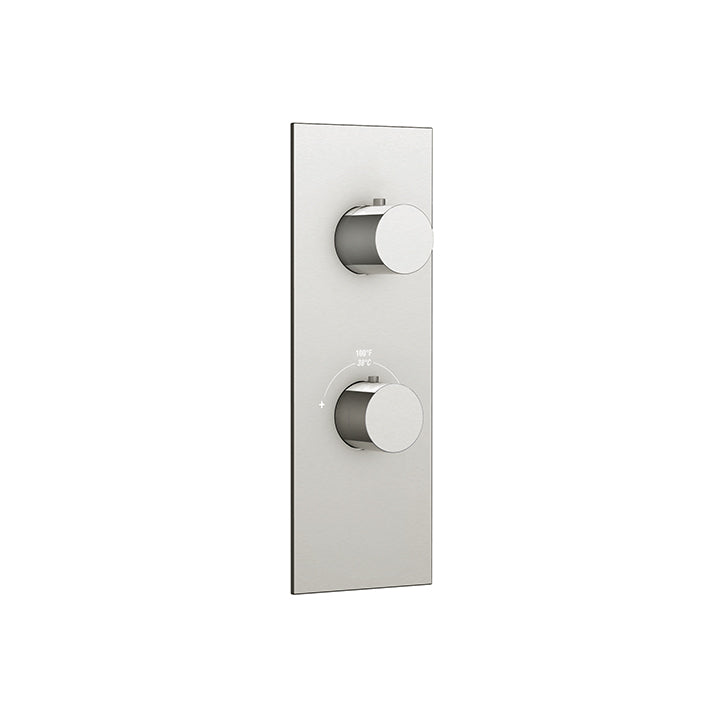 Trim set for TURBO thermostatic valve 2-way, shared functions
