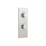 Trim set for TURBO thermostatic valve 2-way, shared functions