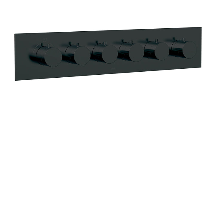 Square/round trim set for TURBO thermostatic valve #T12005