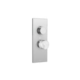 Marmo plate and handle trim set for TURBO thermostatic valve #T12001