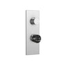 Marmo plate and handle trim set with 3-way diverter for TURBO thermostatic valve (1 function at a time)
