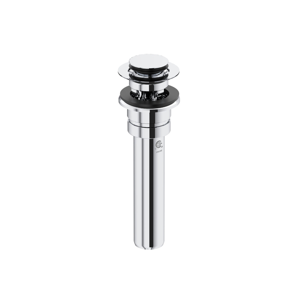 Push Drain With Overflow