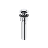 Push Drain With Overflow
