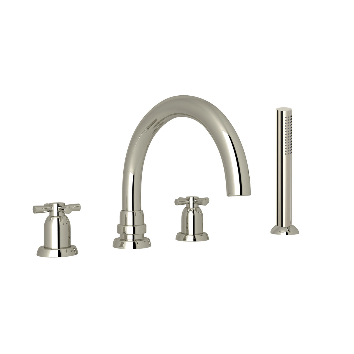 Holborn 4-Hole Deck-mount Tub Filler With C-Spout