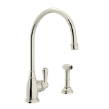 Georgian Era Kitchen Faucet With Side Spray