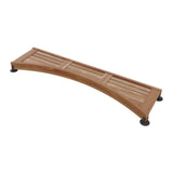 Arched Teak Shower Seat 60