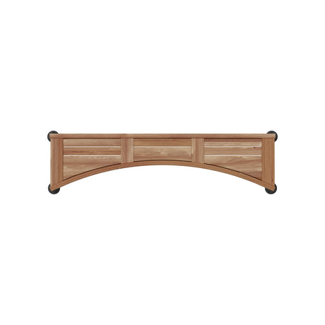 Arched Teak Shower Seat 60