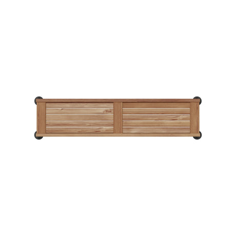 Straight Teak Shower Seat 60