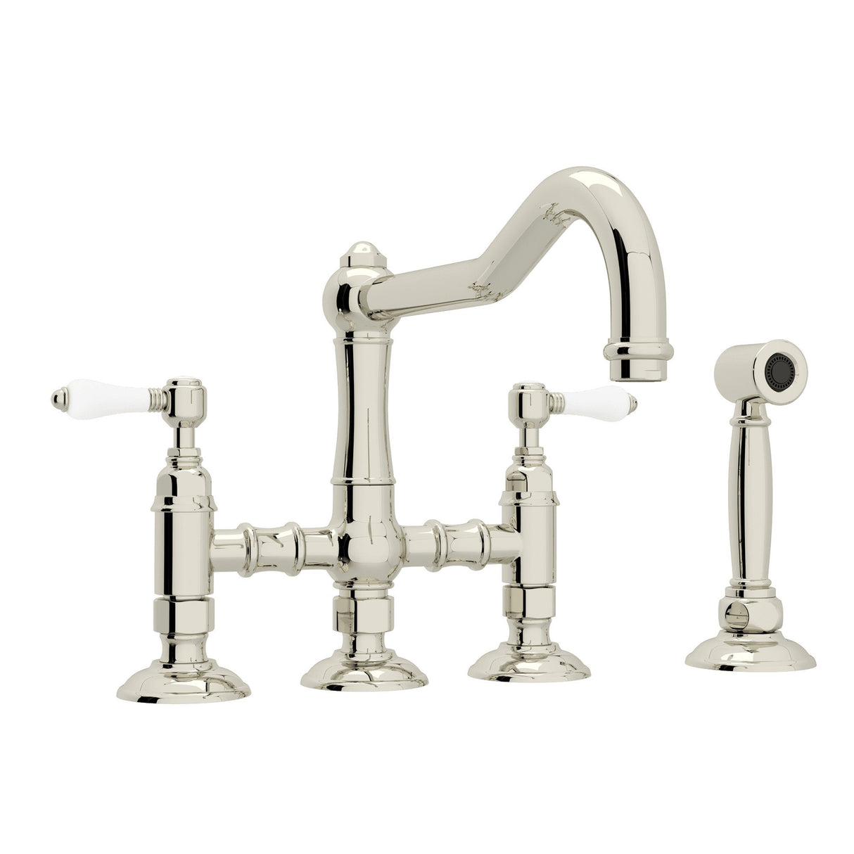 Acqui® Bridge Kitchen Faucet With Side Spray A1458lpws-2
